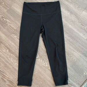 Dark Gray Capri Leggings Medium